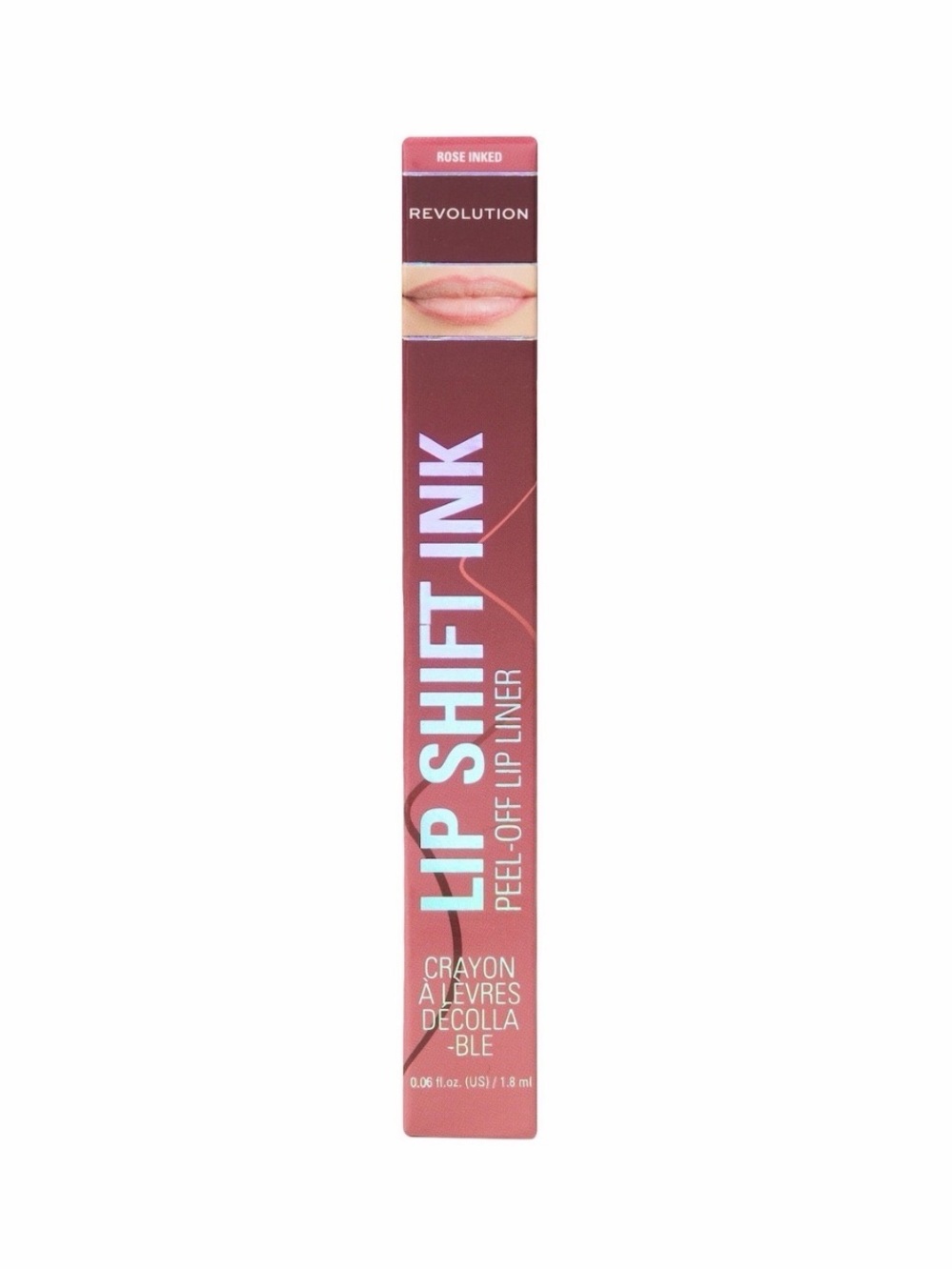Revolution Lip Shift Ink Peel-Off Lip Liner Rose Inked
